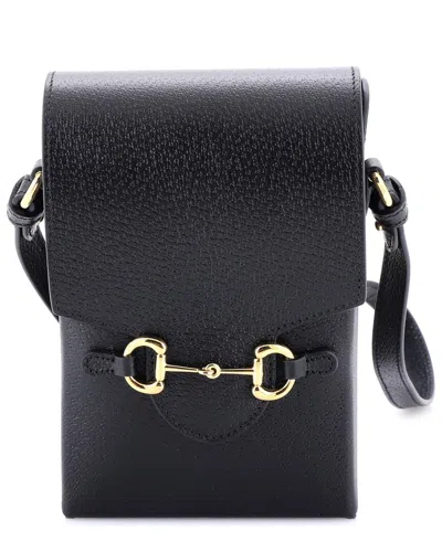 GUCCI GUCCI HORSEBIT 1955 CROSSBODY BAG LEATHER MINI (AUTHENTIC PRE-LOVED)