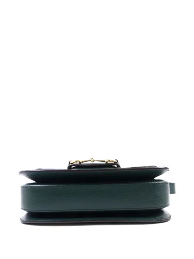 Pre-owned Gucci Horsebit 1955 Gg Shoulder Bag In Neutral