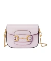 Gucci Horsebit 1955 Leather Mini Bag In Purple