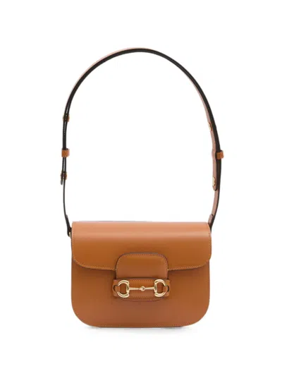 Gucci 1955 Horsebit Small Shoulder Bag In Orange
