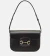 Gucci 1955 Horsebit Shoulder Bag In Black