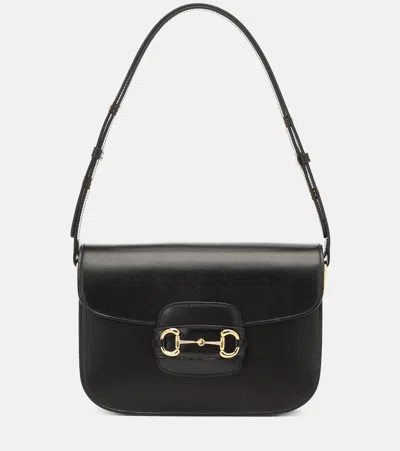 Gucci 1955 Horsebit Shoulder Bag In Black