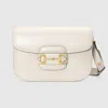 Gucci Horsebit 1955 Schultertasche In White