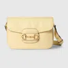 Gucci Horsebit 1955 Medium Shoulder Bag In Yellow
