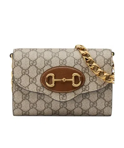 Gucci Horsebit 1955 Mini Bag In Nude