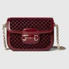 Gucci Horsebit 1955 Mini-schultertasche In Burgundy