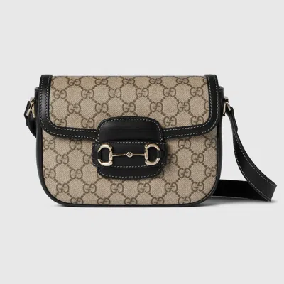 Gucci Horsebit 1955 Mini Shoulder Bag In Beige