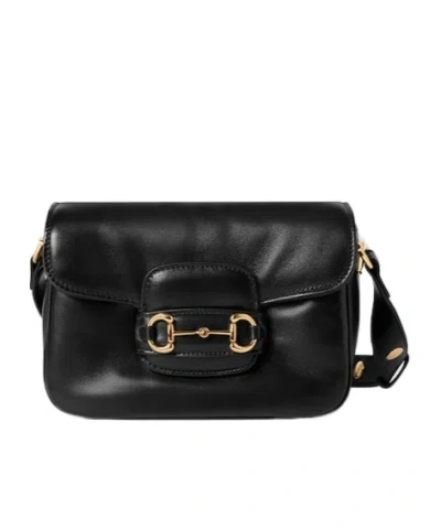 Gucci Horsebit 1955 Mini Shoulder Bag In Black
