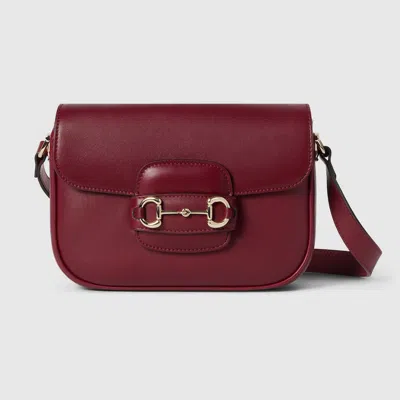 Gucci Horsebit 1955 Mini Shoulder Bag In Bordeaux