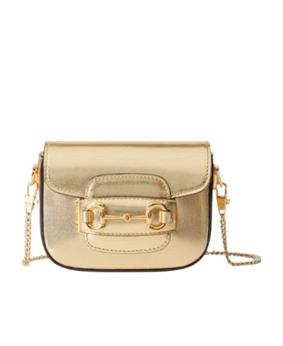 Gucci Horsebit 1955 Nano Bag In Brown