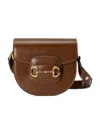 Gucci Horsebit 1955 Rounded Shoulder Bag In Brown