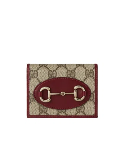 Gucci Horsebit 1955 Series Card Bag In Brown