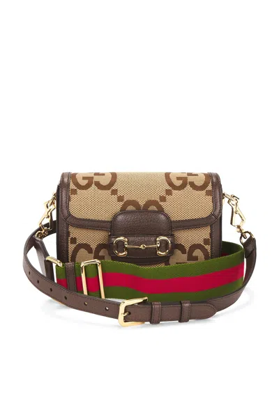 Pre-owned Gucci Horsebit 1955 Shoulder Bag In Brown