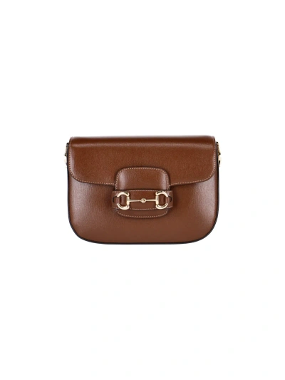 Gucci Horsebit 1955 Shoulder Bag In Brown