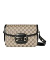Gucci Horsebit 1955 Small Shoulder Backpack In Nude