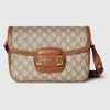 Gucci Horsebit 1955 Small Shoulder Bag In Beige