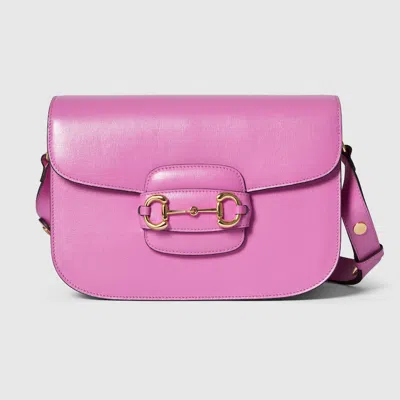 Gucci Horsebit 1955 Small Shoulder Bag In Purple