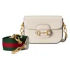 Gucci Horsebit 1955 Mini Bag In White