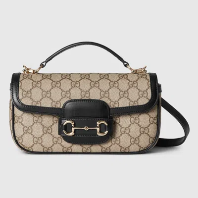 Gucci Horsebit 1955 Small Top Handle Bag In Beige