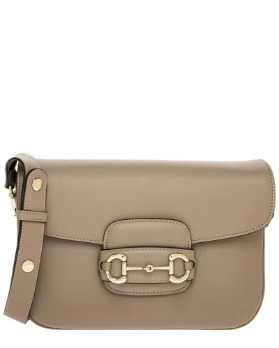 Gucci Horsebit 1955 Soft Medium Leather Shoulder Bag In Purple