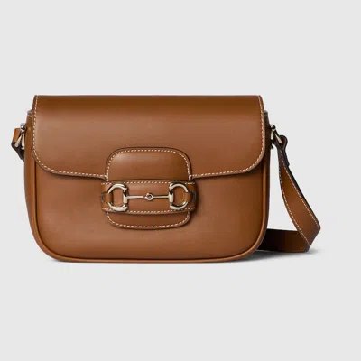 Gucci Horsebit 1955 Soft Mini Shoulder Bag In Brown