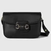 Gucci Horsebit 1955 Soft Small Shoulder Bag In Black
