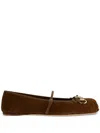Gucci Horsbit Ballet Flats