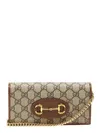 Gucci Horsebit 1955 Canvas Wallet-on-chain