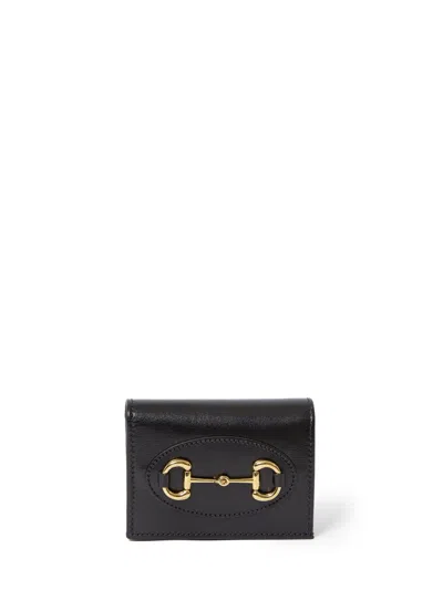 Gucci Horsebit 1955 Wallet In Black