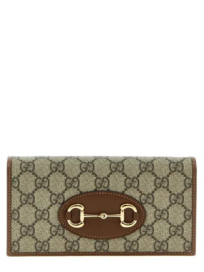 Gucci Horsebit 1955 Wallet In Brown