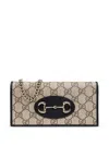 Gucci Horsebit 1955 Wallet In Neutral