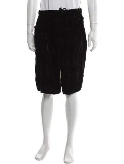 Pre-owned Gucci Horsebit Accent Jogger Shorts In Black
