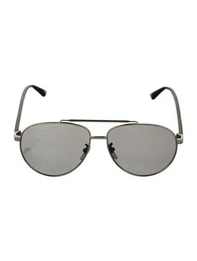 Pre-owned Gucci Horsebit Accent Oversize Sunglasses W/ Tags In Brown