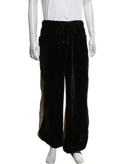 Pre-owned Gucci Horsebit Accent Pants In Black