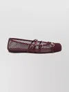 Gucci Horsebit Ballerina Flats Leather Bow Detail In Brown