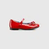 Gucci Horsebit Ballet Flat In Red