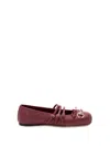 Gucci Lamb Leather Strappy Ballerinas
