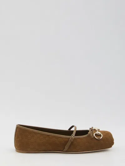 GUCCI GUCCI HORSEBIT BALLET FLATS
