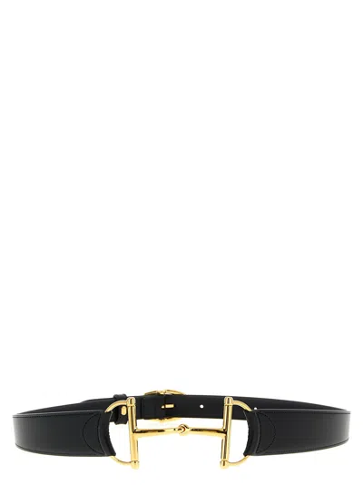 Gucci Oversize Clamp Belt In Black