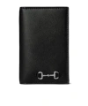 Gucci Long Card Case With Horsebit In Black