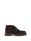 Gucci Women Horsebit Suede Ankle Boots In Brown