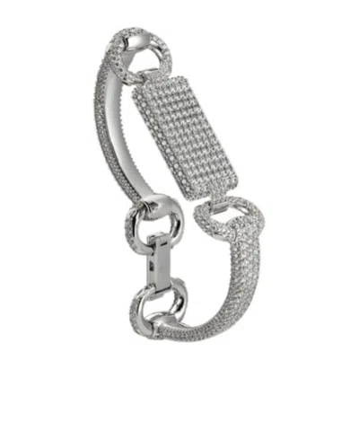 Gucci Horsebit Bracelet In Silver