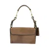 GUCCI GUCCI HORSEBIT BROWN LEATHER SHOULDER BAG (PRE-OWNED)