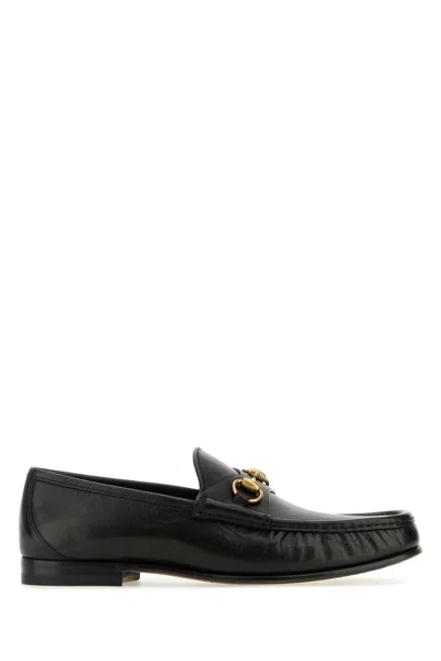 Gucci Horsebit Calf Leather Loafer In Animal Print