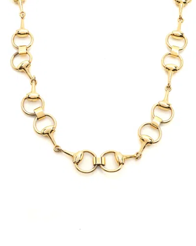 Gucci Horsebit Chain Belt In Gold