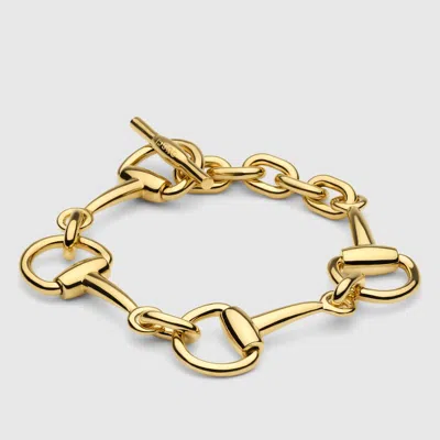 Gucci Horsebit Chain Bracelet In Gold