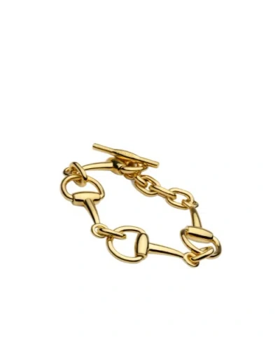 Gucci Horsebit Chain Bracelet In Gold