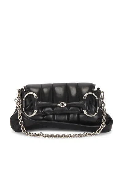 Pre-owned Gucci Horsebit Clutch In Black