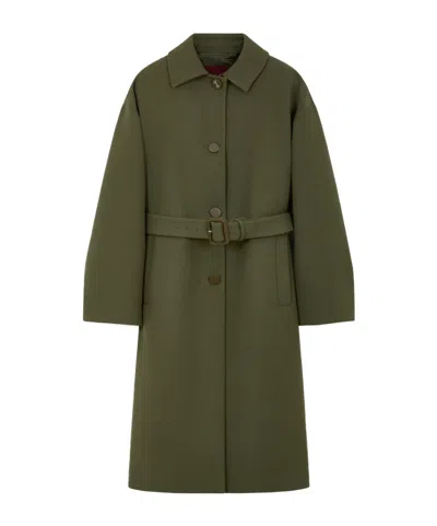 Gucci Horsebit Coat In Green