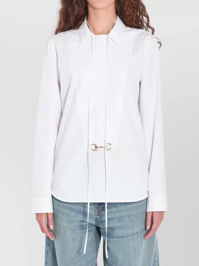 GUCCI HORSEBIT COLLAR COTTON SHIRT